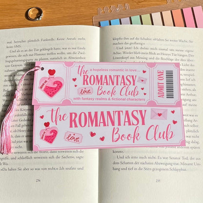Romantasy Ticket Bookmark