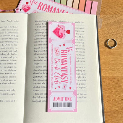 Romantasy Ticket Bookmark